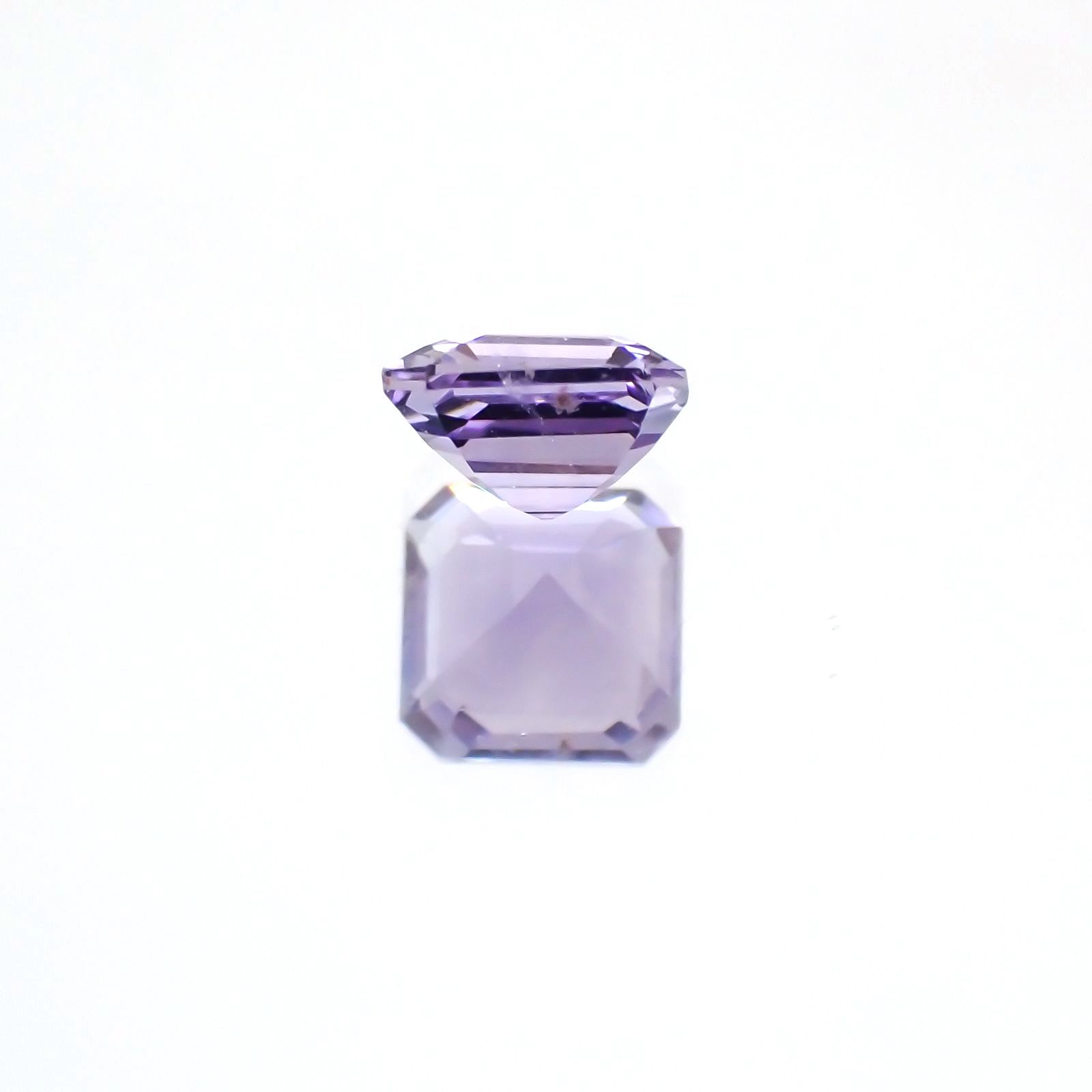 マリアライト(宝石名パープル・スキャポライト)タンザニア産 0.58ct 識別済[231224404]5.1x5.1mm前後