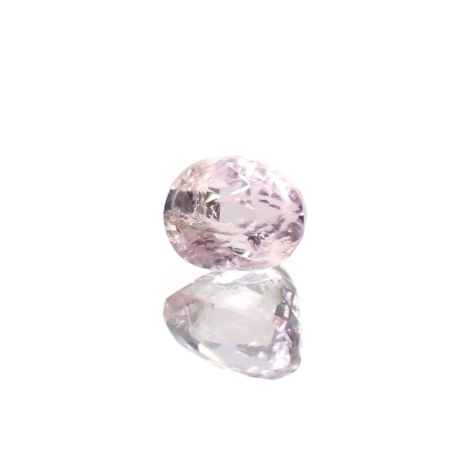 ピンクポードレッタイト (宝石名ポードレッタイト )ビルマ産 ソ付(彩珠) 0.306ct / 4.6x3.5mm前後 [231023921]