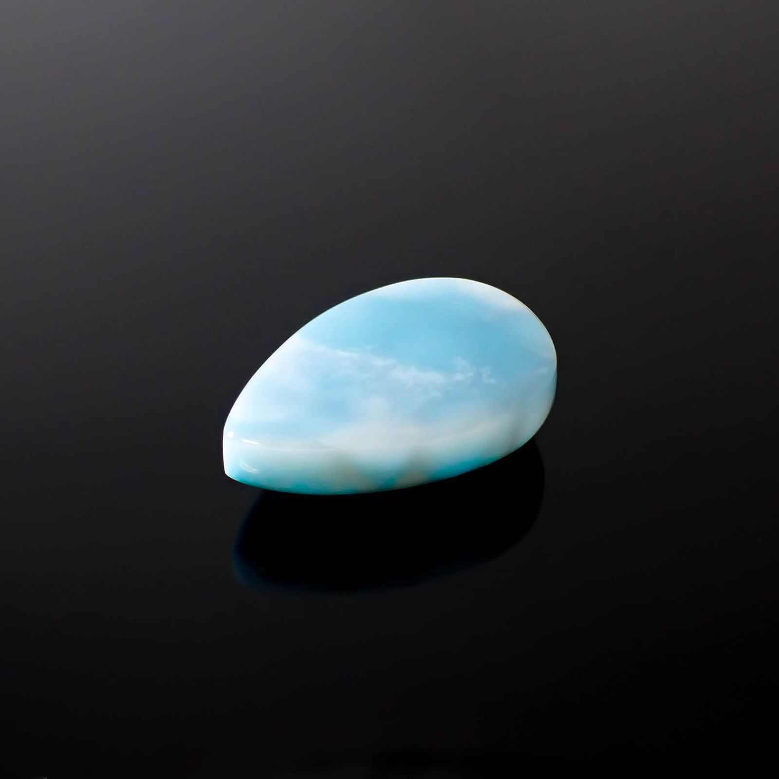 ラリマーシャトヤンシー入り♡ ドミニカ共和国産 ラリマー ドミニカ共和国産 76.91ct [250630538]35.9x23.2mm前後