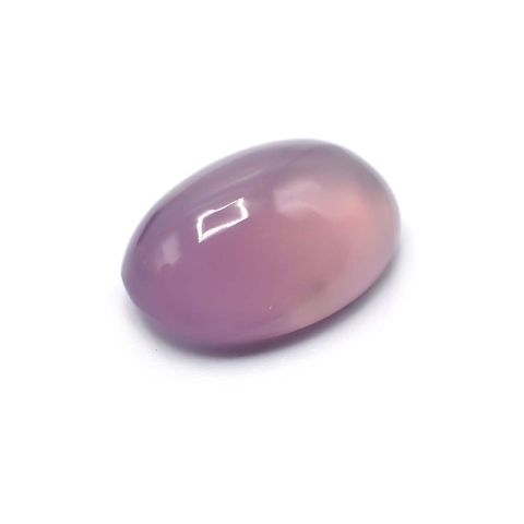 パープルカルセドニー(宝石名バイオレット・カルセドニー)インドネシア産 8.29ct 識別済[230722714]16.3x11.5mm前後