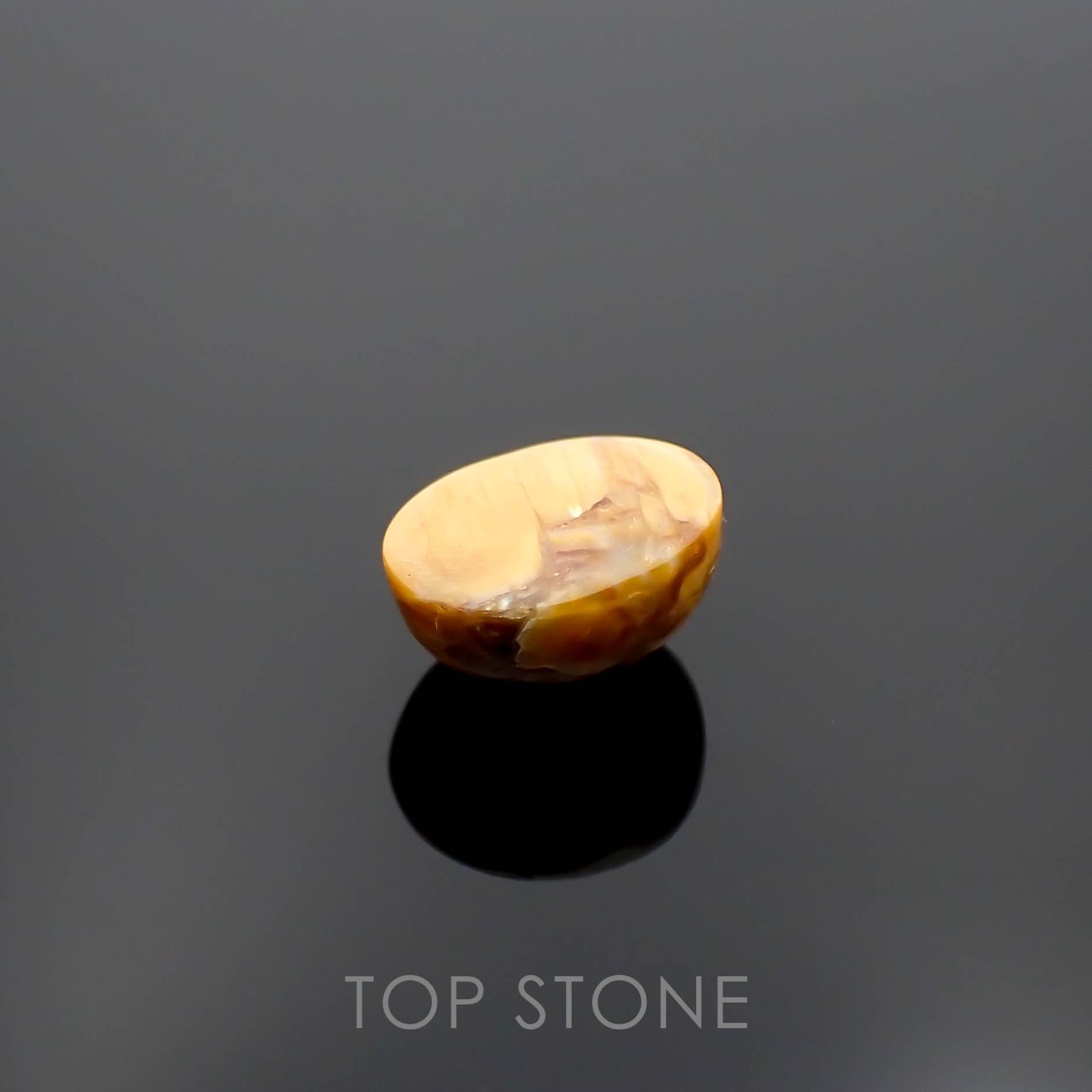 オパールキャッツアイ ブラジル・バイーア州産 3.67ct[230120056]10.9x9.2mm前後