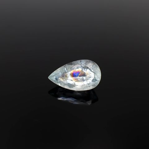 レインボーアクアマリン ブラジル産 6.53ct [250330144]16.4x9.6mm前後