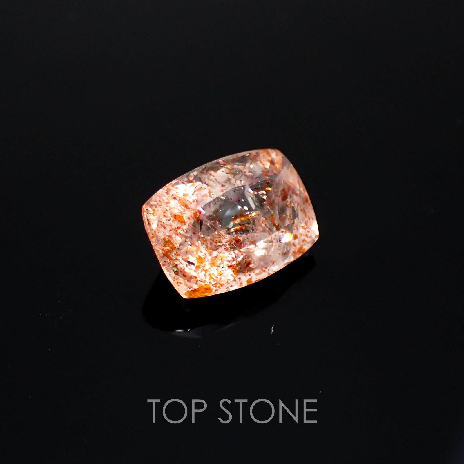 イリュージョンサンストーン タンザニア産 ルース 2.56ct[210310200]10.2×7.2mm前後