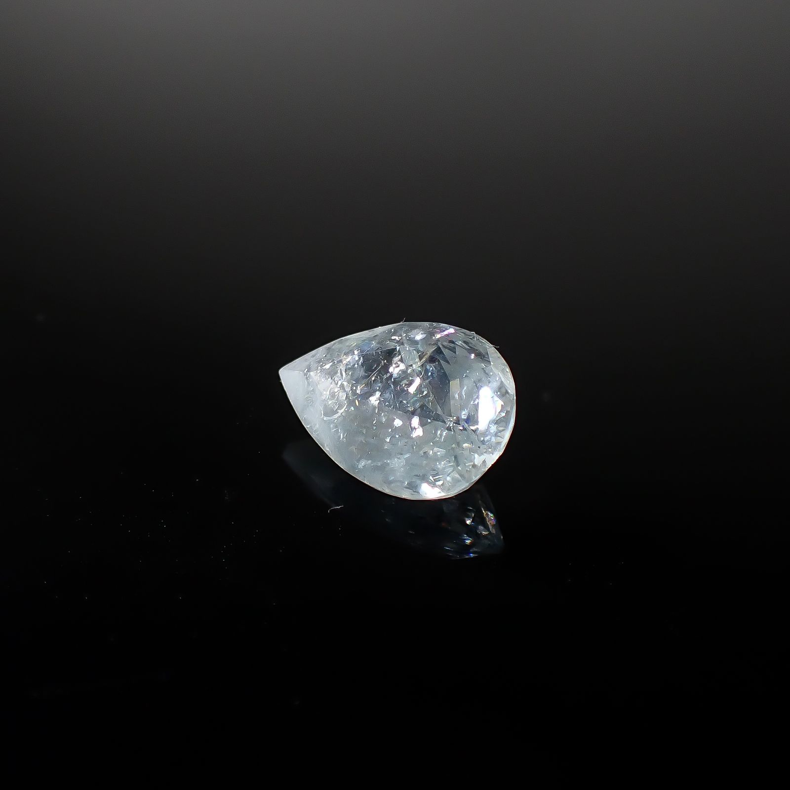 イリデッセンスアクアマリン ブラジル産 3.09ct [250730700]12.9x8.8mm前後