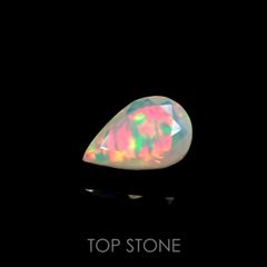 エチオピアオパール(宝石名オパール)エチオピア産 2.75ct 識別済[220717033]13.9x9.9mm前後