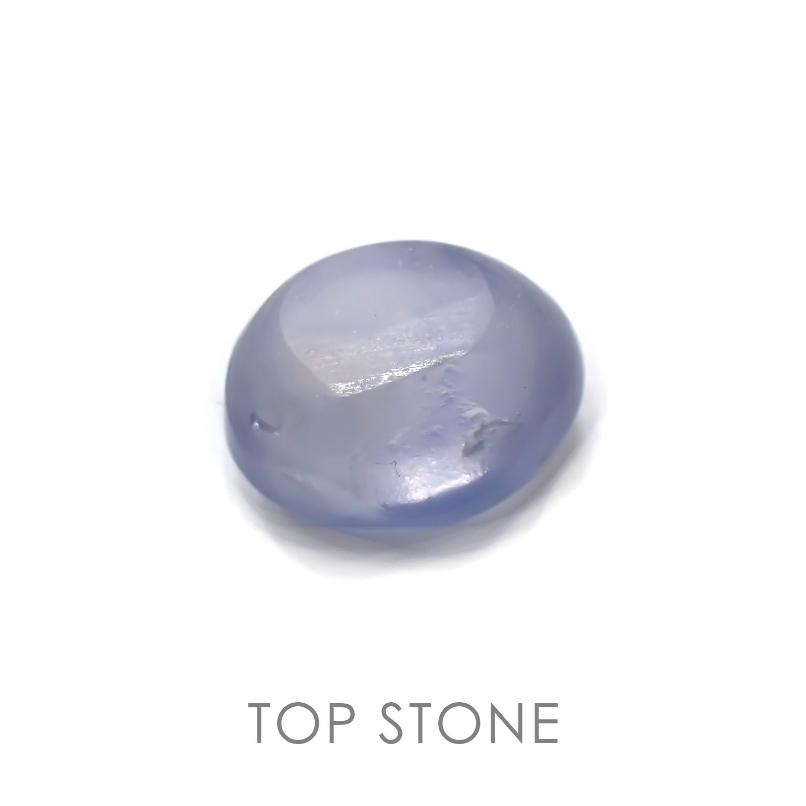 ブルースターサファイア(宝石名スター・サファイア) ビルマ産 2.890ct ソ付(彩珠)[210510228]8×6.5mm前後