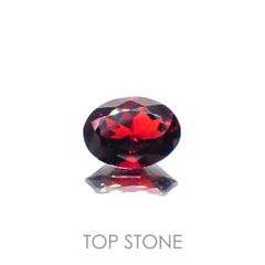 パイロープアルマンディンガーネット(宝石名パイロープ アルマンディン・ガーネット)ブラジル産 6.10ct 識別済[221219546]12.8x9.6mm前後