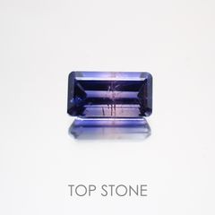 バイカラーサファイア(宝石名バイカラー・サファイア)マダガスカル産 1.41ct 識別済[220717079]8.1x4.4mm前後