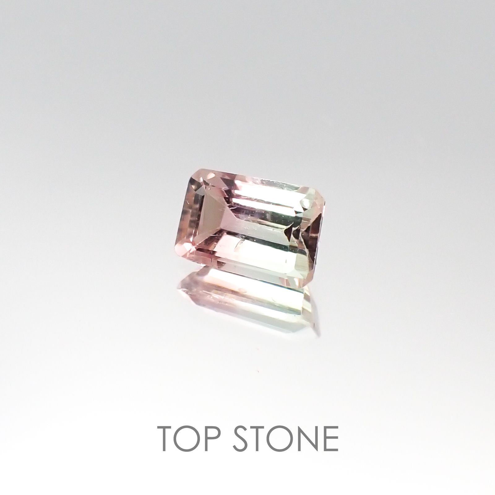 バイカラートルマリン ブラジル産 ルース 0.62ct[20095659]6×4mm前後