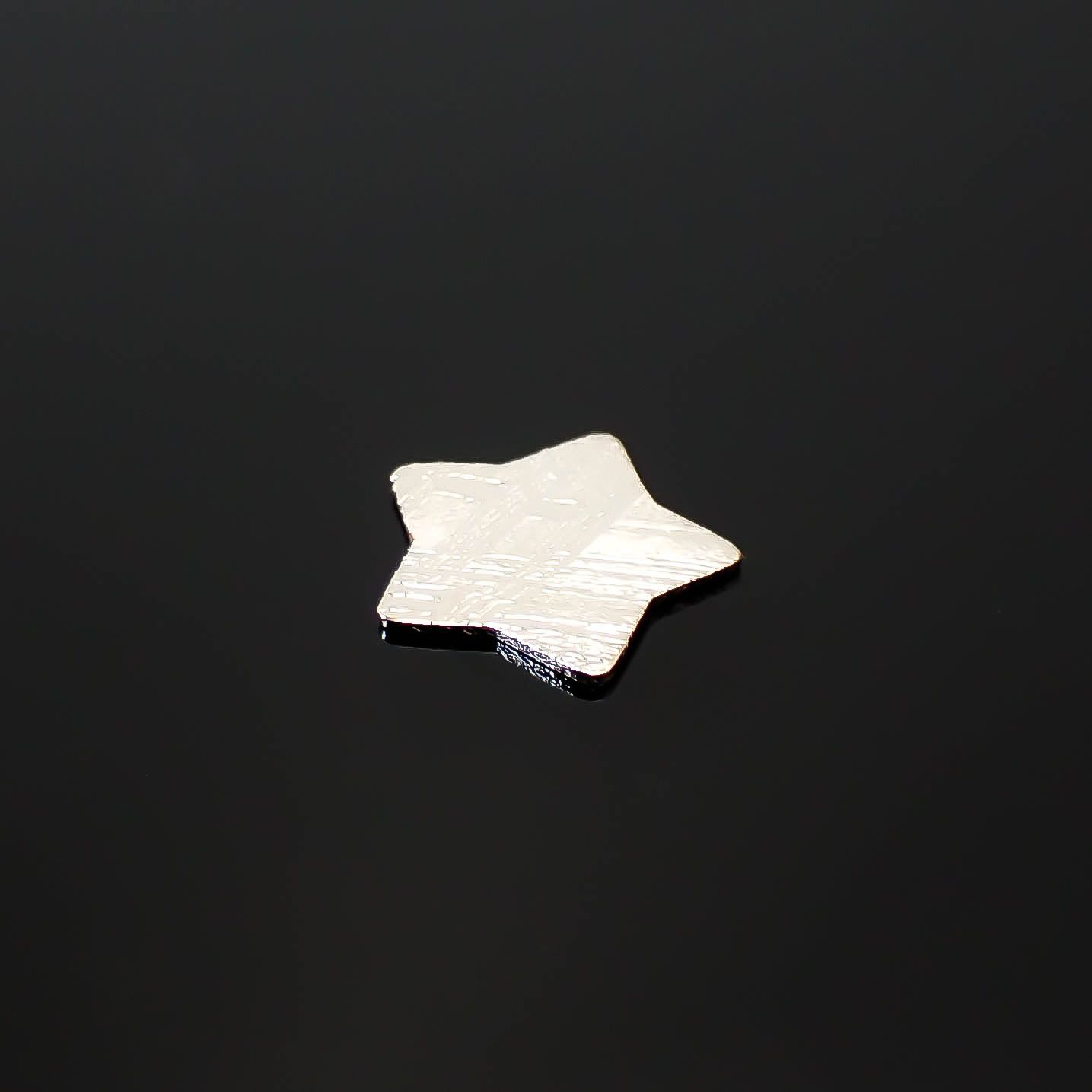 ◇カスタムカット・スター◇アルタイ隕石 発見地：中国 0.88ct [250330016]9.7x8.8mm前後