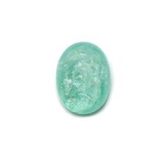 パライバトルマリン(宝石名トルマリン/別名パライバ・トルマリン) モザンビーク産 7.068ct ソ付(宝貴協)[21029494]13.9×10.1mm前後