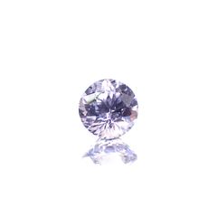 ラベンダースピネル(宝石名スピネル)ビルマ/マダガスカル産 0.40ct 識別済[241029265]4.4x4.4mm前後