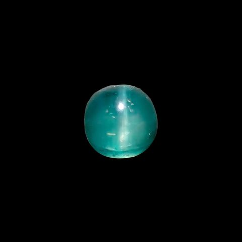 エメラルドキャッツアイ(宝石名エメラルド)コロンビア産 0.77ct 識別済[220115187]5.4x5.3mm前後