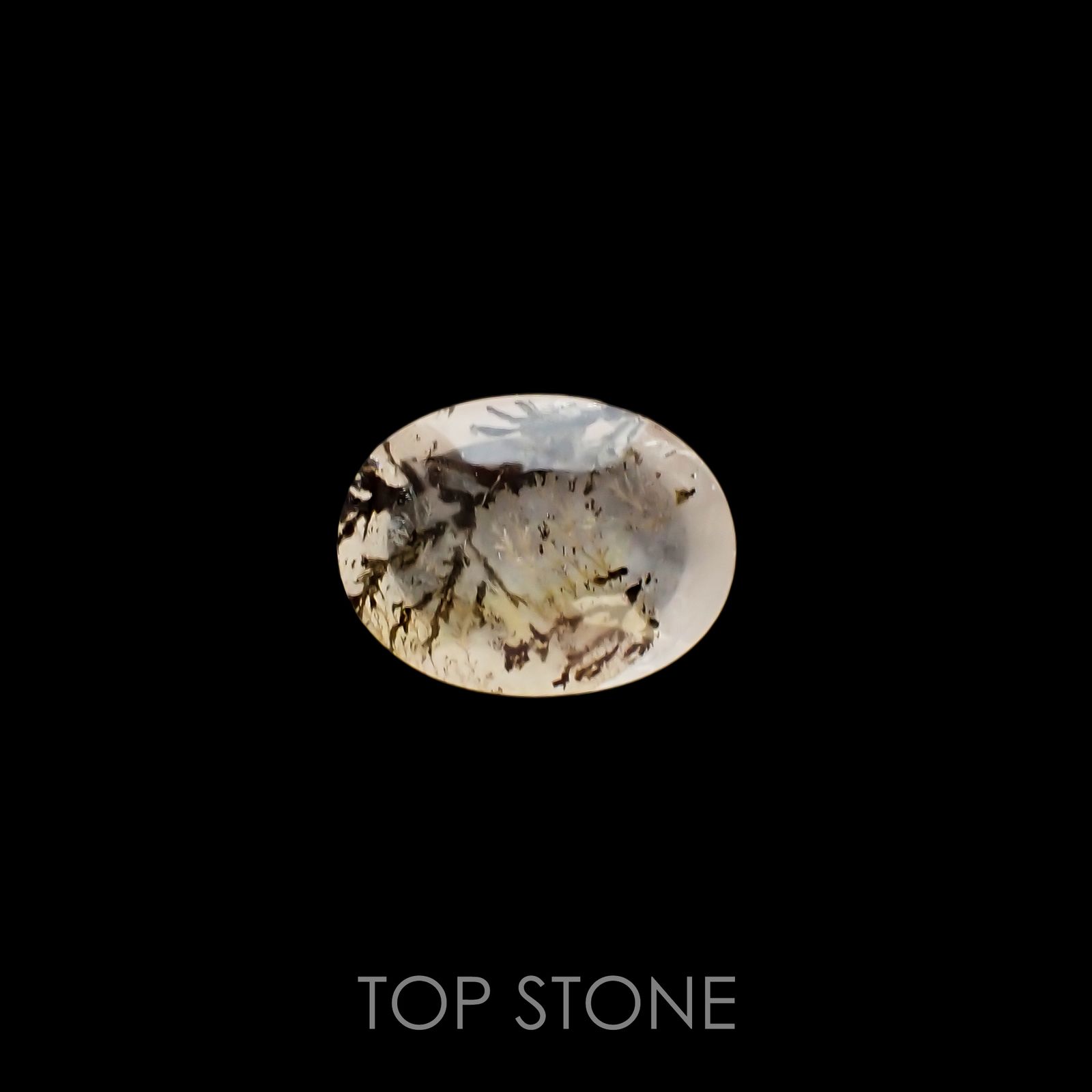 デンドリチッククォーツ ブラジル産 10.15ct[220115111]17.9x13.6mm前後