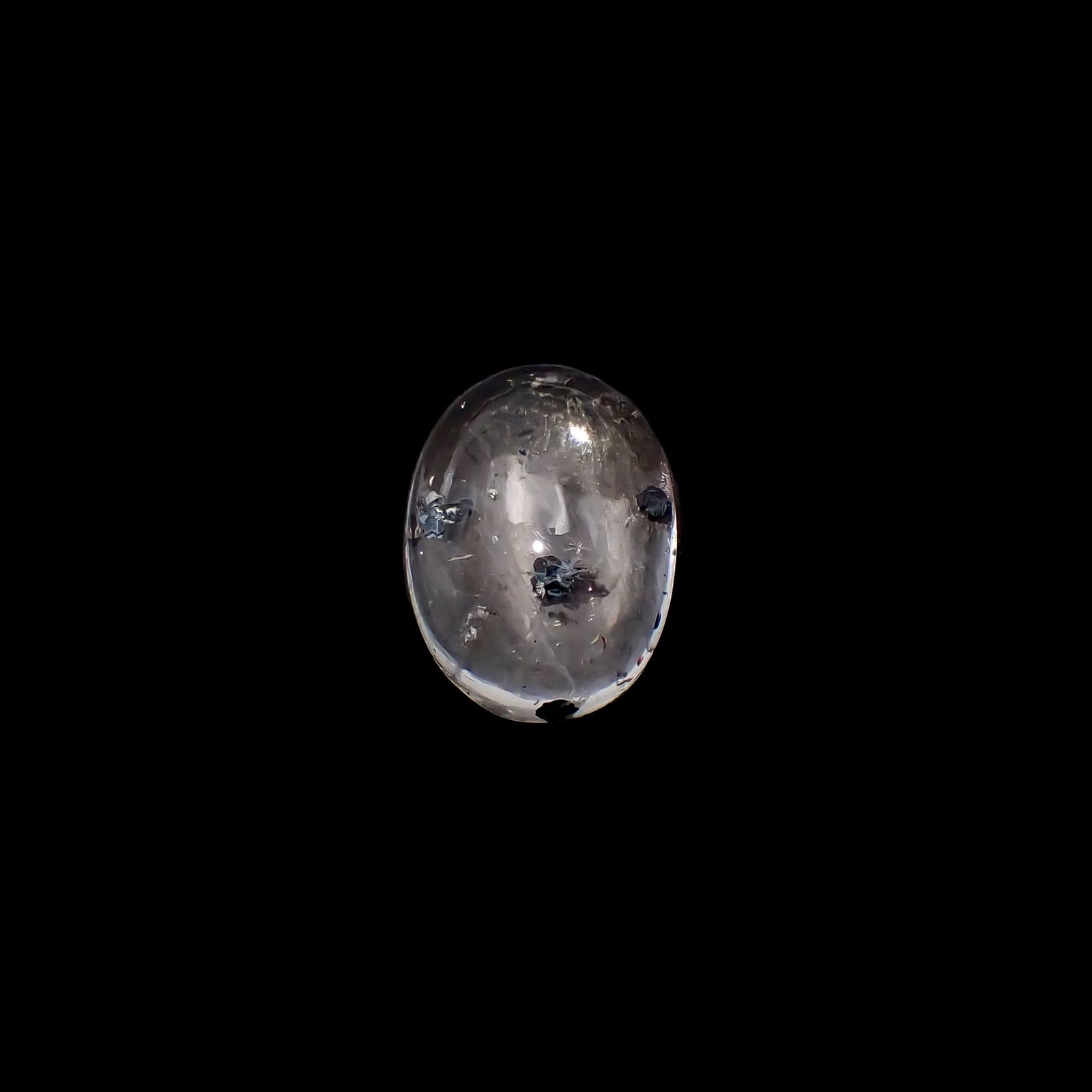 ヘマタイトインクォーツ 中国産 10.31ct[231023759]15.7x11.7mm前後