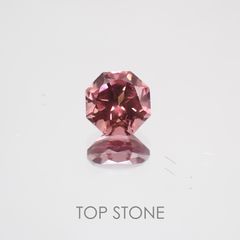 ◇オクタゴンカット◇マラヤガーネットSA タンザニア産 ルース 0.72ct[210210087]5×5mm前後