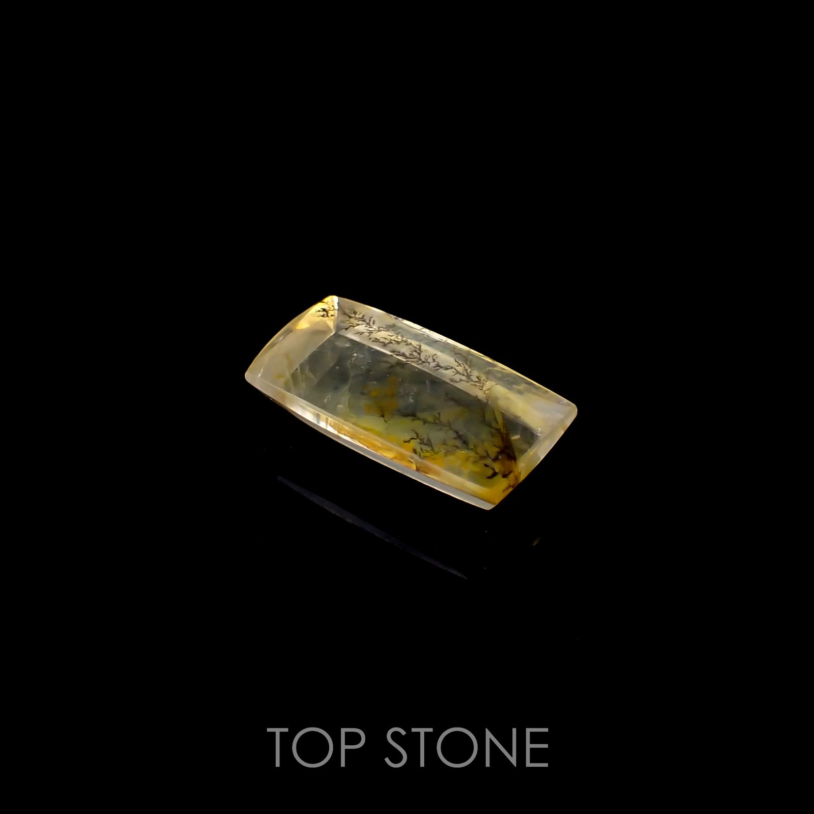 デンドリチッククォーツ ブラジル産 6.38ct[220616702]16.7x8.7mm前後