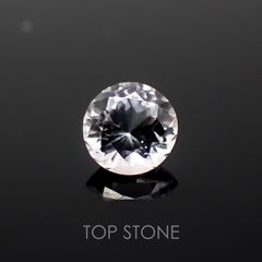 アクロアイト(ホワイトトルマリン) ナイジェリア産 ルース 0.25ct[20129059]4×4mm前後