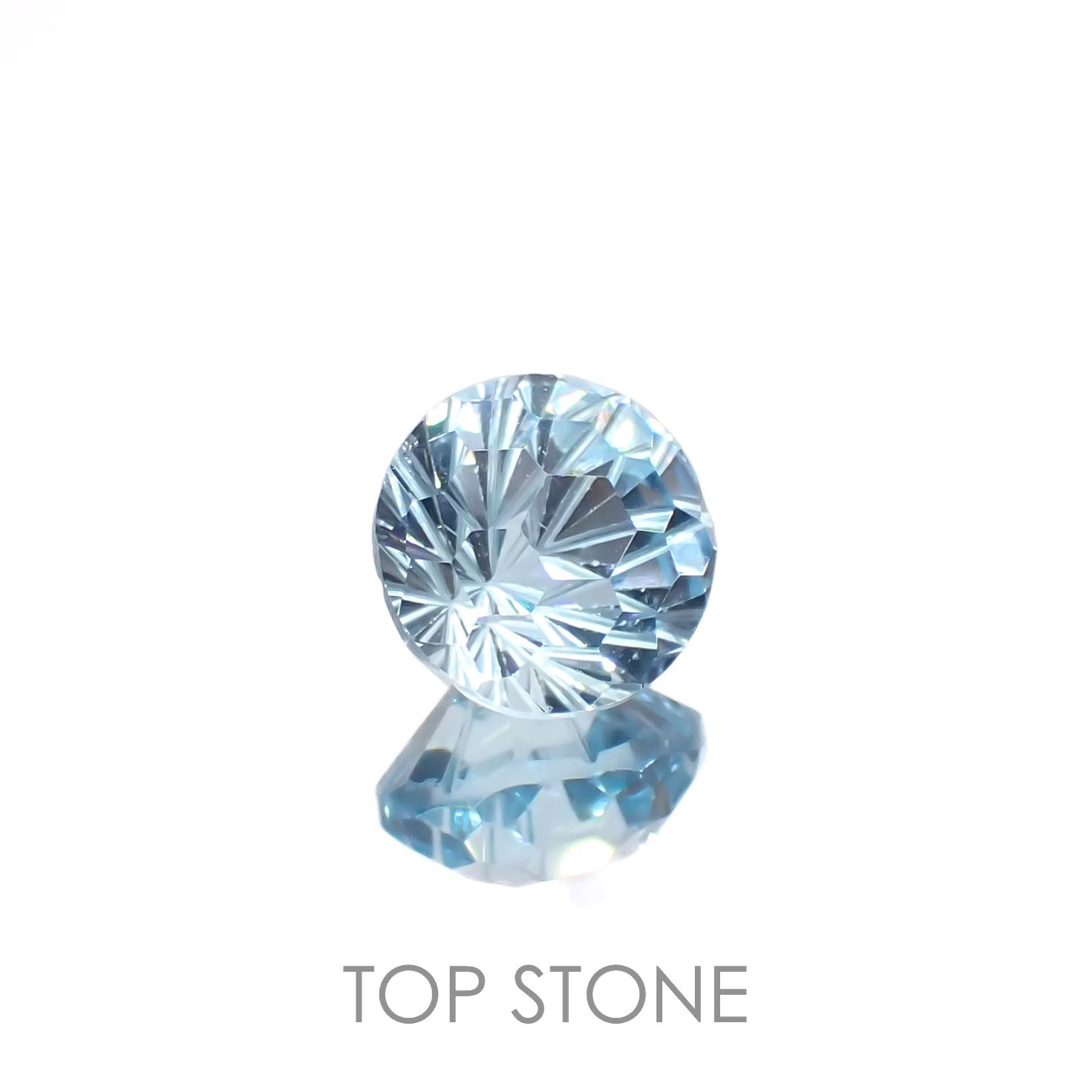 ◇カスタムカット◇ブルートパーズ ブラジル産 1.84ct[221219355]7x7mm前後