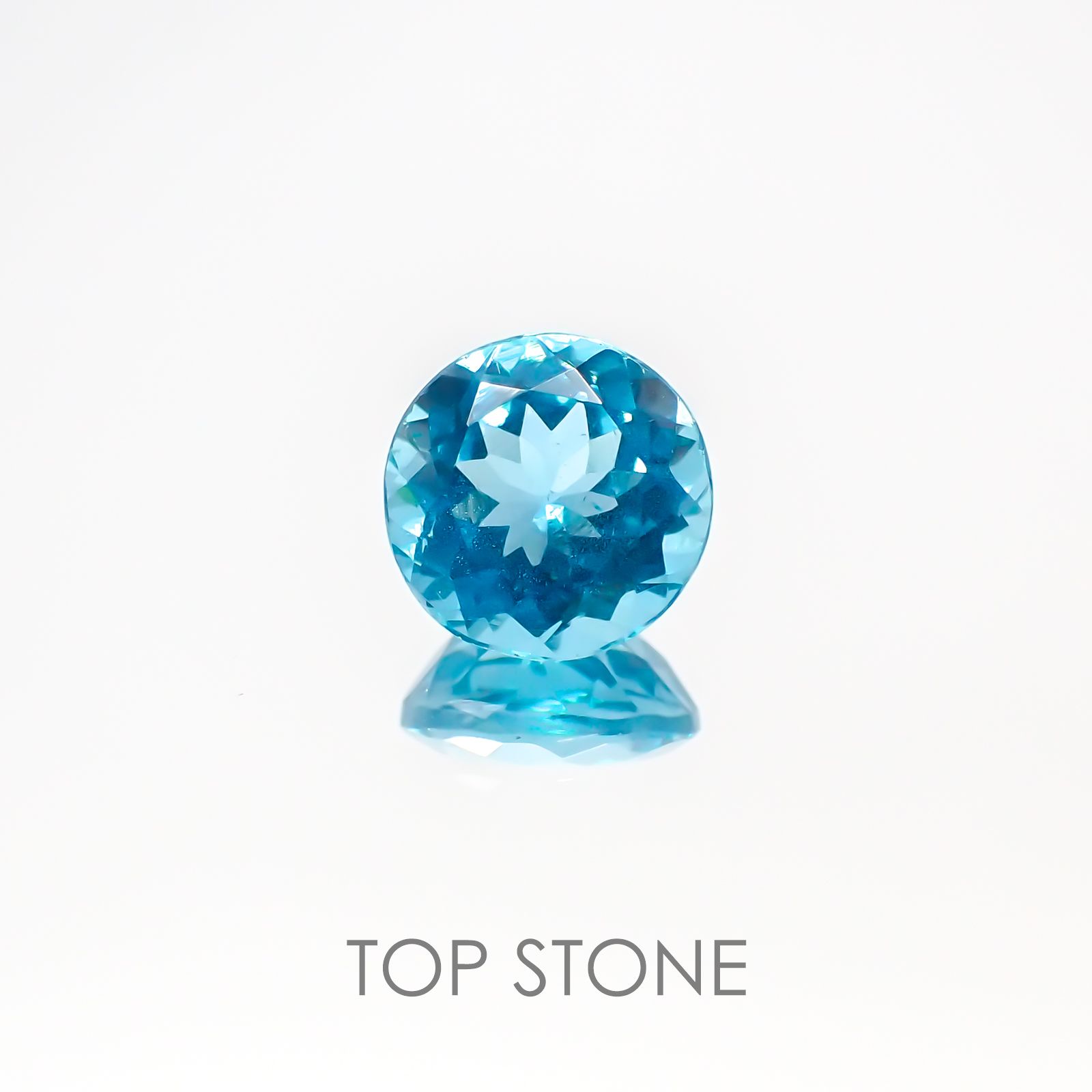 アパタイト(宝石名アパタイト) ブラジル産 1.42ct 識別済[20117943]7×7mm前後