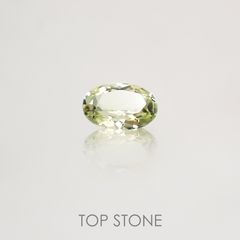 シリマナイト(宝石名シリマナイト) インド産 0.51ct 識別済[210610678]6.4×4.4mm前後