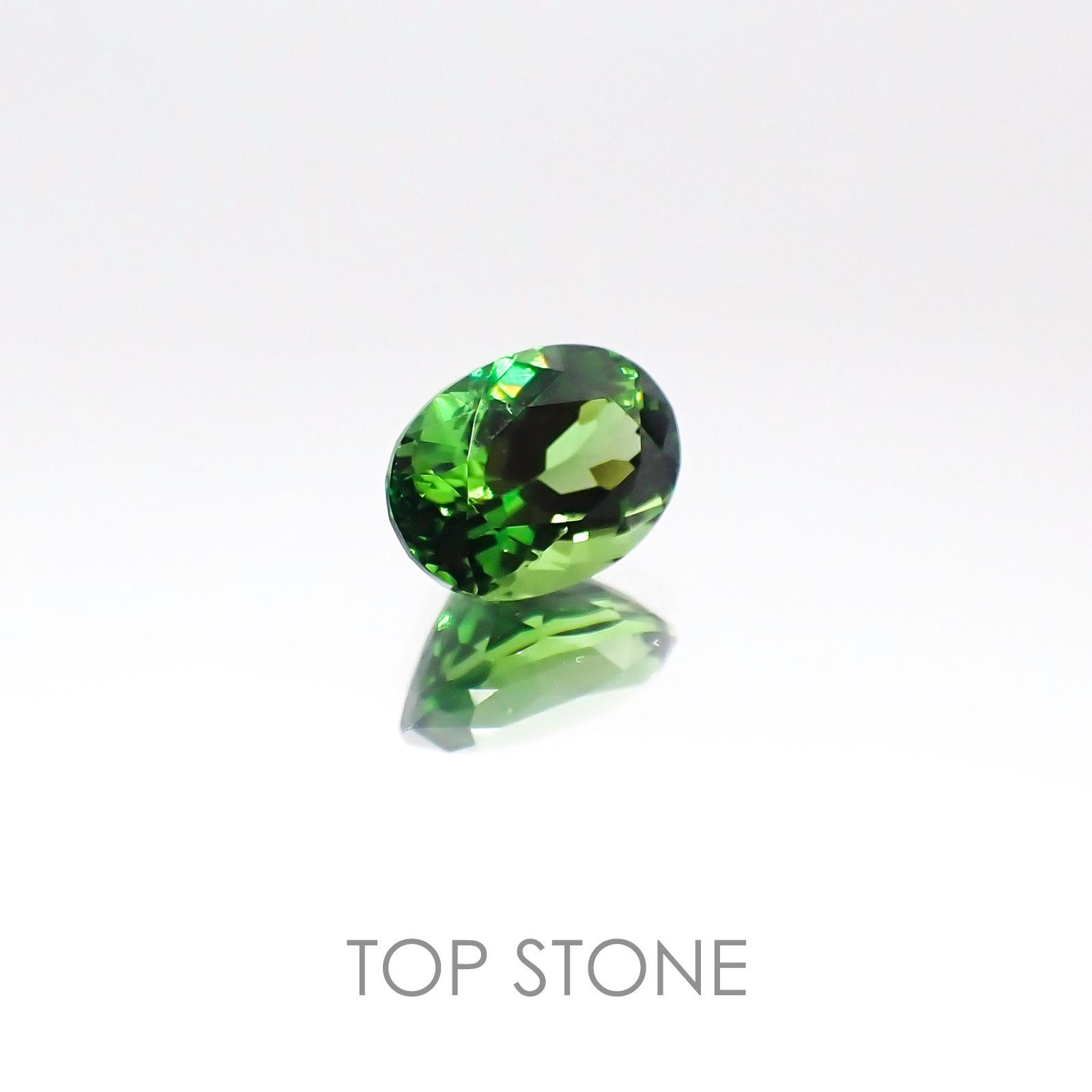 クロムトルマリン タンザニア産 ルース 0.79ct[20096209]6.8×4.9mm前後
