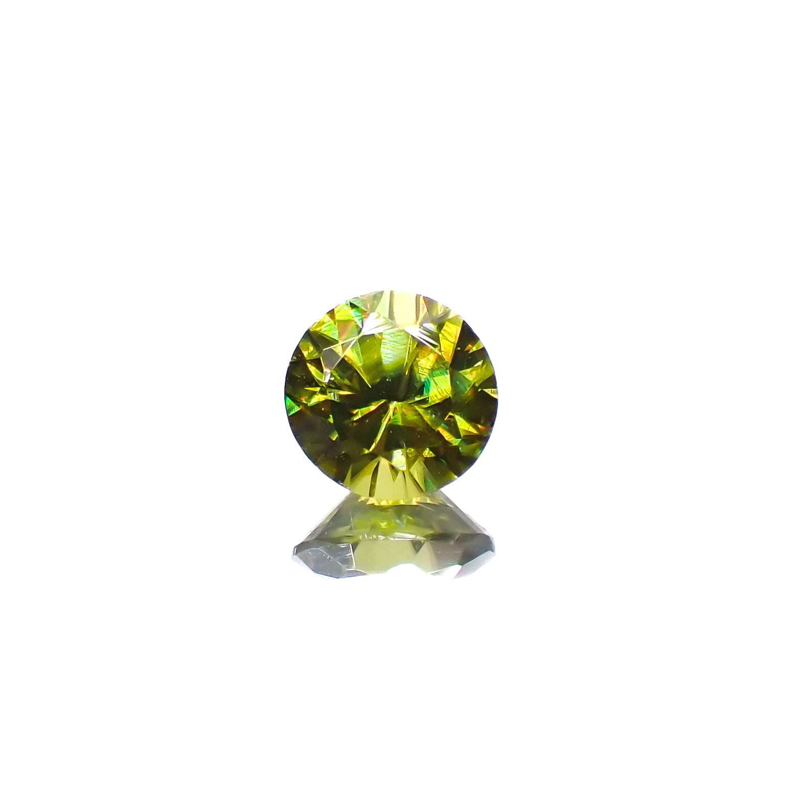スフェーン(宝石名スフェーン)マダガスカル産 0.49ct 識別済[231224733]4.9x5mm前後