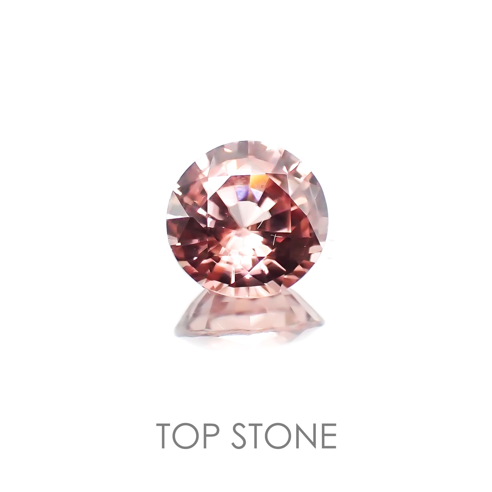 ピンクジルコン スリランカ,カンボジア産 ルース 1.63ct[20208061]6.9×6.9mm前後