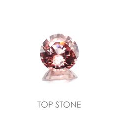 ピンクジルコン スリランカ,カンボジア産 ルース 1.63ct[20208061]6.9×6.9mm前後