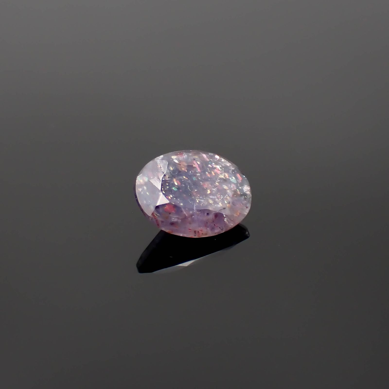 ブラッドショットアイオライト インド産 1.41ct[230622534]9.3x7.1mm前後