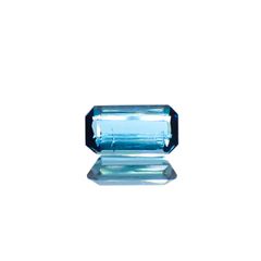 ブルートルマリン(宝石名トルマリン)アフガニスタン産 0.26ct 識別済[231225173]5.3x2.9mm前後