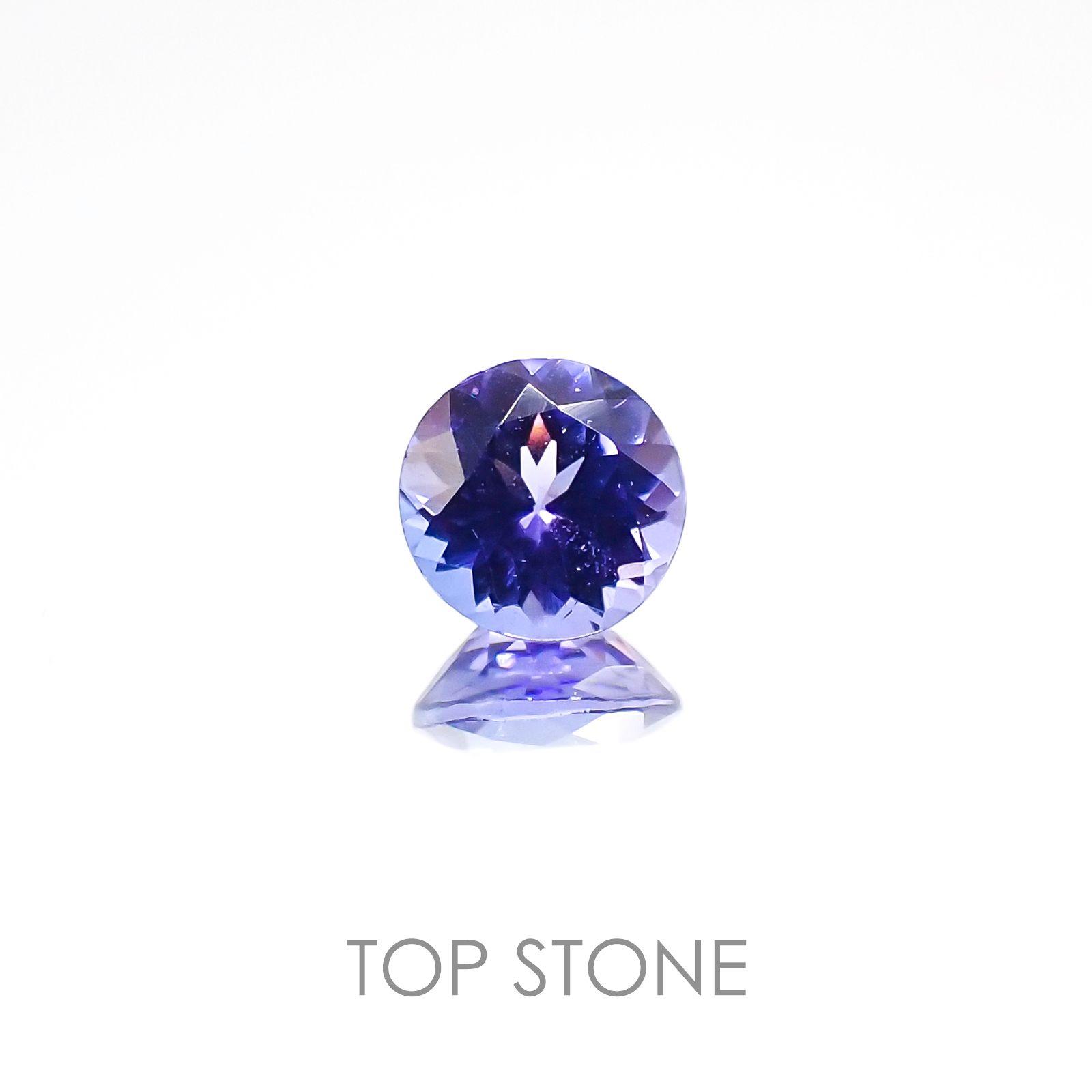 タンザナイト(宝石名タンザナイト) タンザニア産 0.52ct 識別済[20117206]5.1×5mm前後