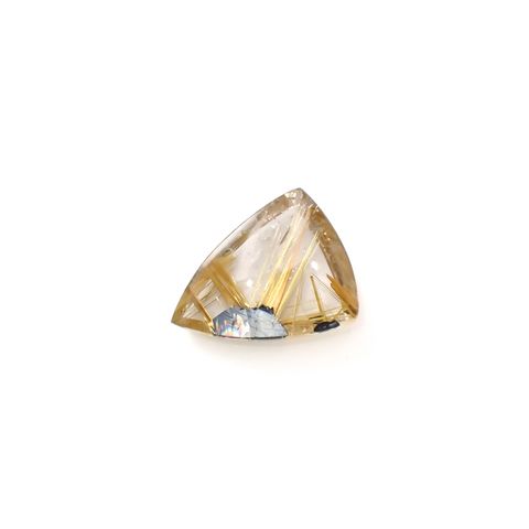 太陽ルチルクォーツ ブラジル産 9.60ct [231023679]18.8x14.6mm前後