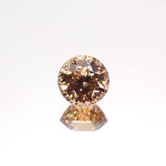 オレンジジルコン(宝石名ジルコン)スリランカ/カンボジア産 2.48ct 識別済[220114836]7.1x7mm前後