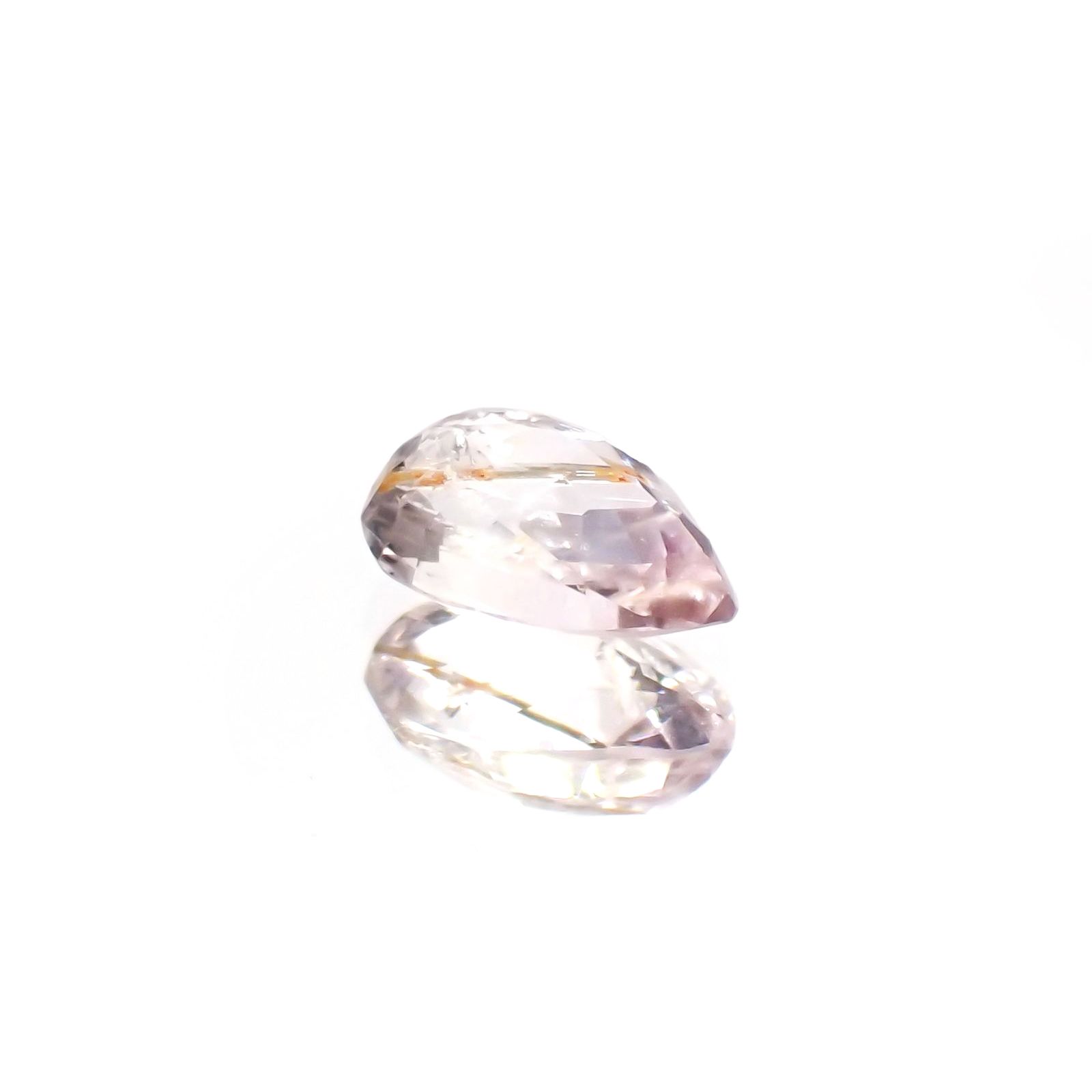 ピンクポードレッタイト (宝石名ポードレッタイト )ビルマ産 ソ付(彩珠) 0.383ct / 6x4.2mm前後 [231023922]