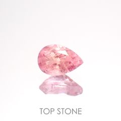 ペツォッタイト(ラズベリル)(宝石名ペツォッタイト)マダガスカル産 0.440ct ソ付(彩珠)[220114340]5.9x4mm前後