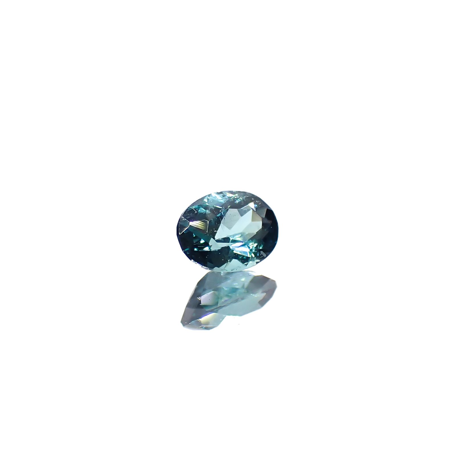 ブルーグリーントルマリン ブラジル産 0.17ct[240628034]3.9x3mm前後