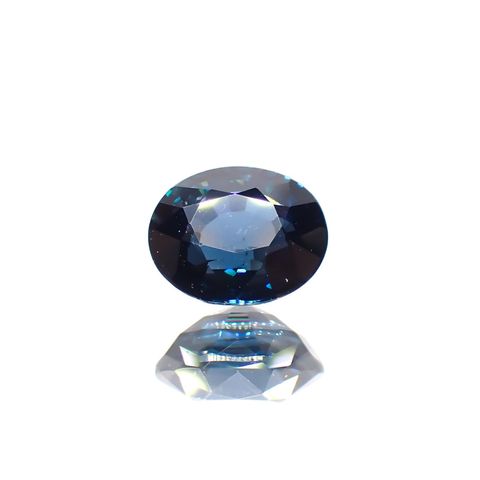 コバルトブルースピネル(宝石名ブルー・スピネル)スリランカ産 1.378ct 日独鑑付[220817240]7.16x5.82mm前後