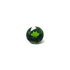 クロムダイオプサイド(宝石名クロム・ダイオプサイド)ロシア産 識別済 0.69ct / 5.3x5.2mm前後 [260432095]