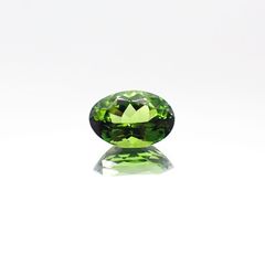 クロムトルマリン(宝石名バナジウム(クロム)・トルマリン)タンザニア産 1.018ct ソ付(彩珠)[230823072]7.8x5.4mm前後