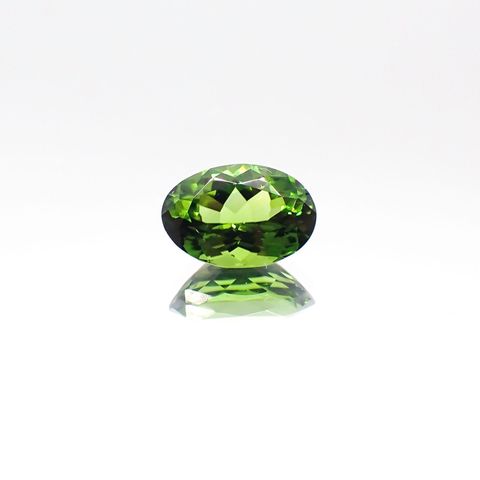 クロムトルマリン(宝石名バナジウム(クロム)・トルマリン)タンザニア産 1.018ct ソ付(彩珠)[230823072]7.8x5.4mm前後