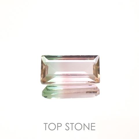 バイカラートルマリン コンゴ民主共和国産 2.59ct[230220537]11.8x5.9mm前後