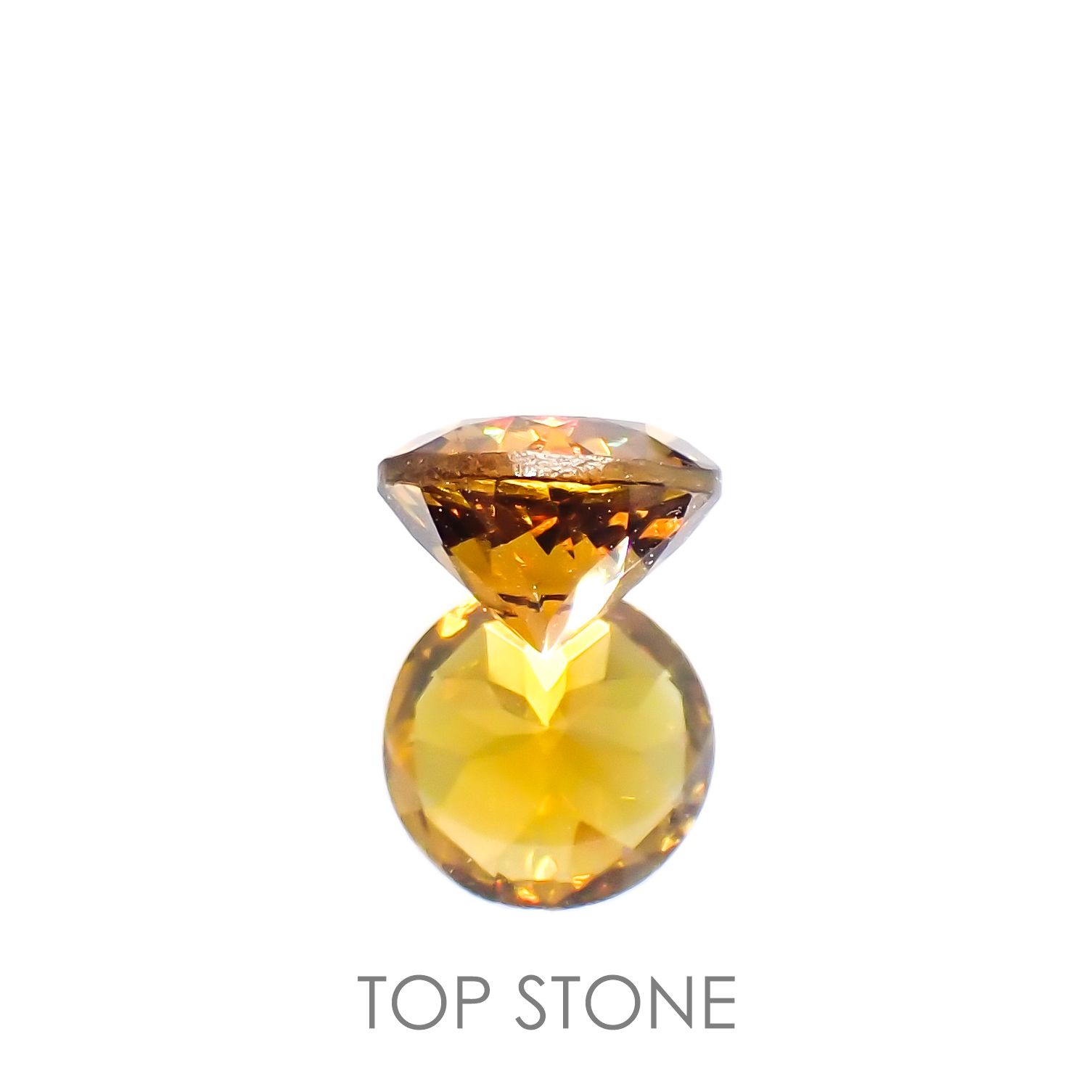 グロッシュラーアンドラダイトガーネット(宝石名グロッシュラー/アンドラダイト・ガーネット)ナミビア産 1.53ct 識別済[220114312]6.7x6.7mm前後