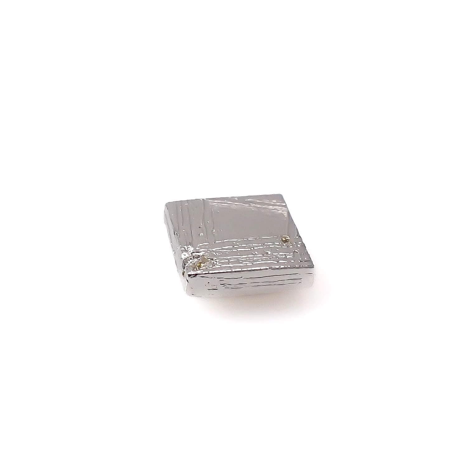ムオニナルスタ隕石 発見地:スウェーデン 6.42ct[240125769]7.9x7.9mm前後