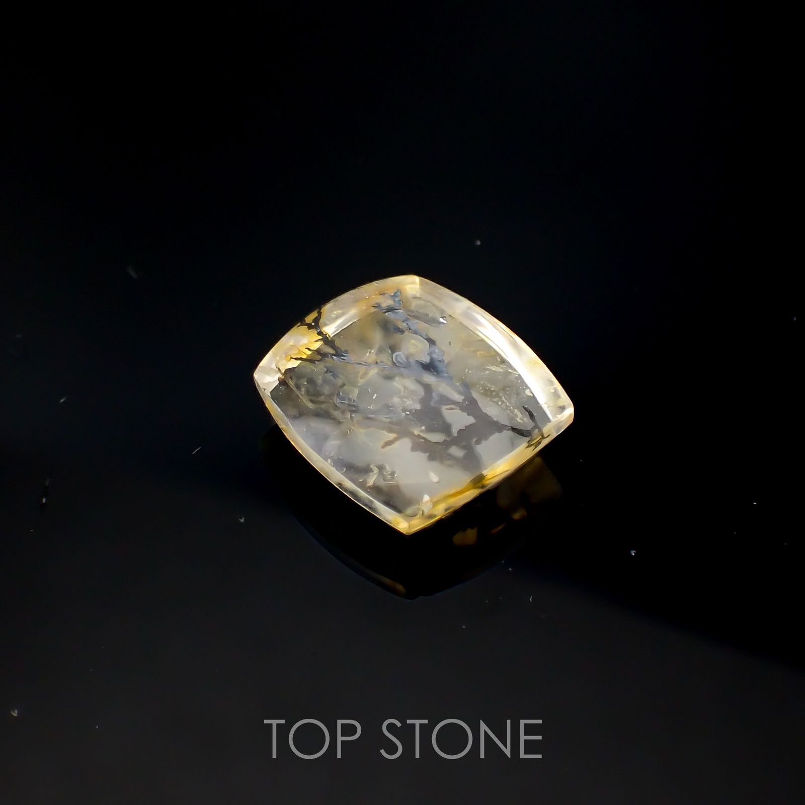 デンドリチッククォーツ ブラジル産 6.06ct[220616708]12.3x11.4mm前後