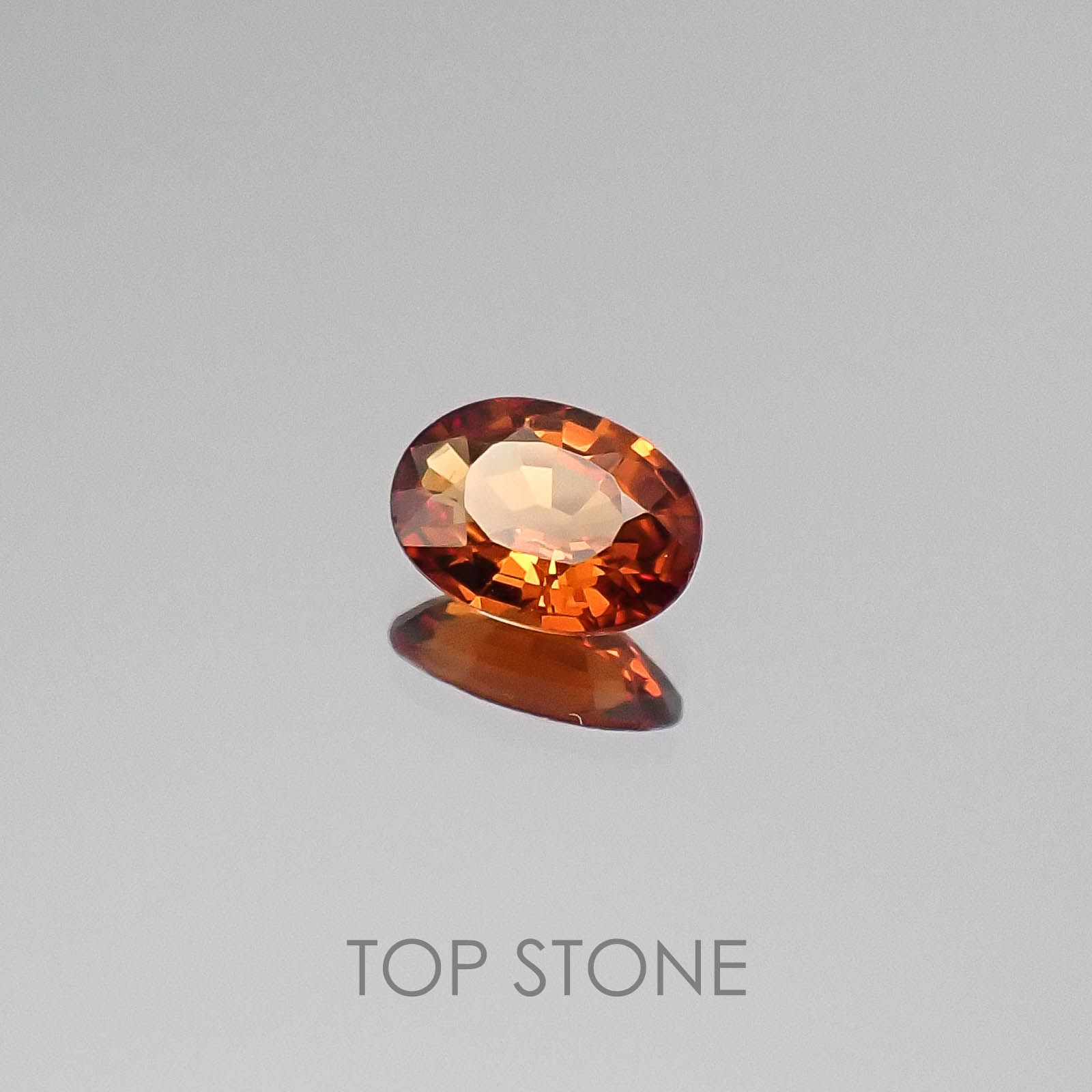 スペサルティンガーネット(宝石名スペサルティン・ガーネット) ナイジェリア産 0.83ct 識別済[20073724]7×5mm前後