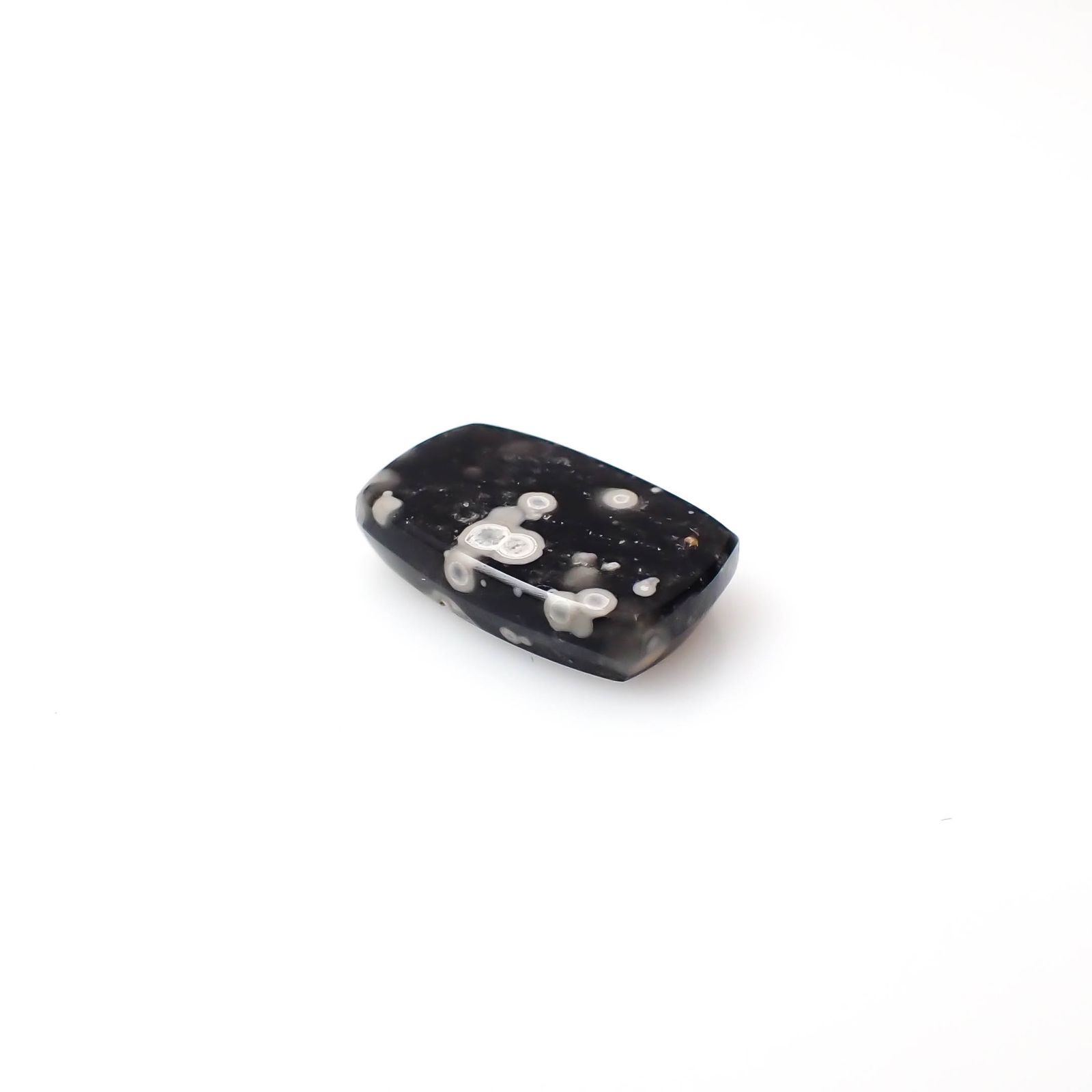 コスミックオブシディアン イタリア産 6.67ct[240427070]16.1x10.4mm前後