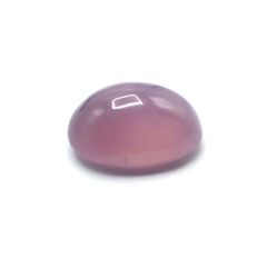 パープルカルセドニー(宝石名バイオレット・カルセドニー)インドネシア産 11.42ct 識別済[230722713]16.8x12.6mm前後
