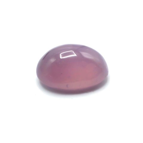 パープルカルセドニー(宝石名バイオレット・カルセドニー)インドネシア産 11.42ct 識別済[230722713]16.8x12.6mm前後