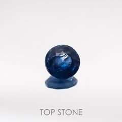 ガーナイト(宝石名含コバルト・ガーナイト) ナイジェリア産 0.20ct 識別済[210711551]3.5×3.5mm前後